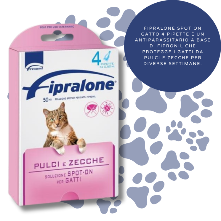 Fipralone Spot On Gatto - 4 pipette