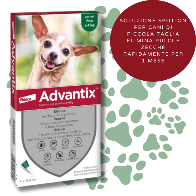 Advantix Spot-On per cani 0 - 4 Kg