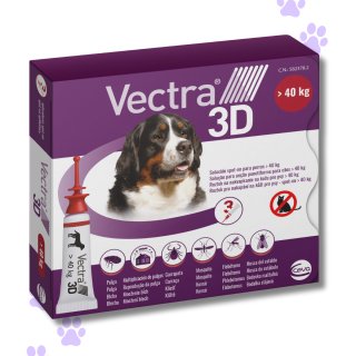 VECTRA 3D antiparassitario Cani oltre 40 Kg