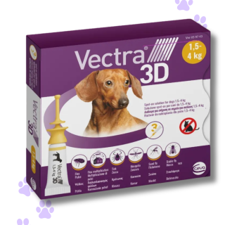 VECTRA 3D antiparassitario Cani 1,5 - 4 Kg