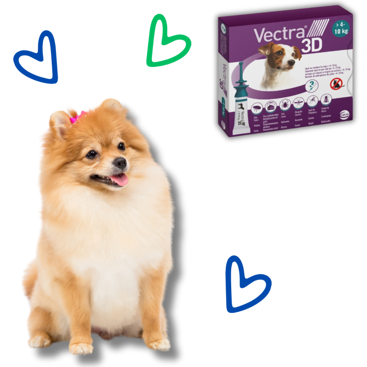 VECTRA 3D antiparassitario Cani 4  - 10 Kg