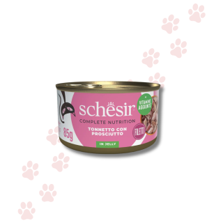 Schesir Gatto Adulto Tonnetto con Prosciutto Gelatina 85g