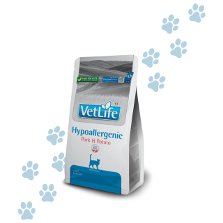 Farmina Vet Life Hypoallergenic Crocchette Gatto Maiale/Patate