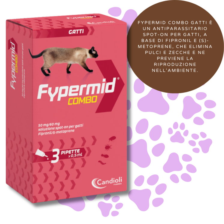 Fypermid Combo Gatti Antiparassitario - 3 pipette