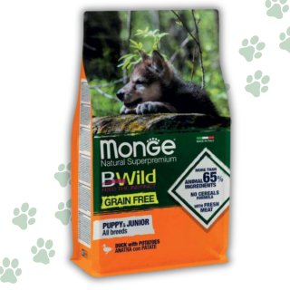 Monge BWild Grain Free Adult con Anatra e patate 12 kg
