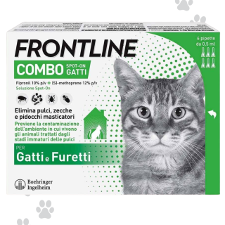 Frontline Combo Gatto Spot-on Antiparassitario - 6 Pipette