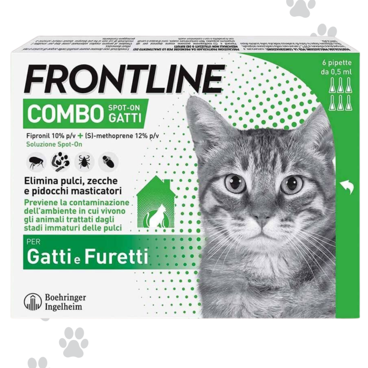 Frontline Combo Gatto Spot-on Antiparassitario - 6 Pipette