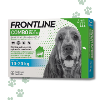 Frontline Combo Cani da 10 a 20 Kg. -  3 pipette