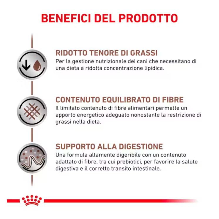 Royal Canin Gastrointestinal Low Fat Cane Adulto