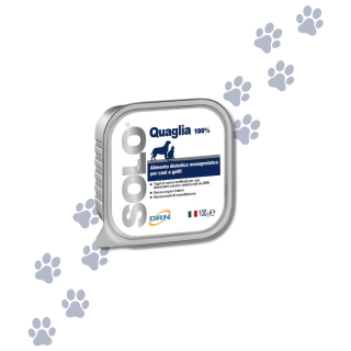 Solo Quaglia Cane/Gatto 100g x 32 Vaschette