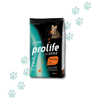 Prolife Life Style Gatto Cucciolo Pollo/Riso