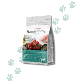 ItalianWay Sterilized Senza Cereali Gatto Adulto Trota/Mirtilli