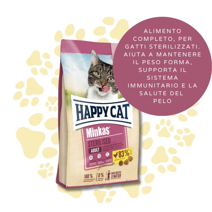 Happy Cat Minkas Sterilised Gatto Adulto