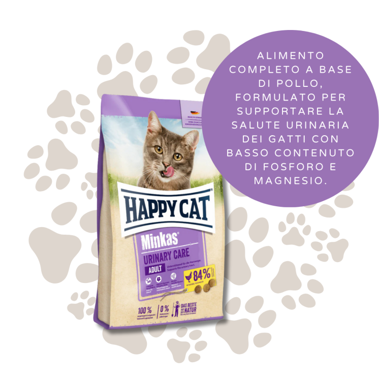 Happy Cat Minkas Urinary Gatto Adulto Pollo