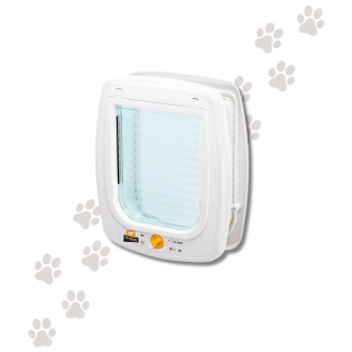 Ferplast Portina Swing 9  Bianco/Marrone Cane Taglia Piccola