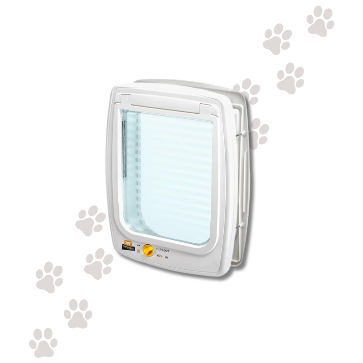 Ferplast Portina Swing 11 Bianco/Marrone Cane Taglia Media