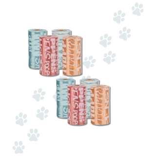 Trixie Sacchetti Igienici Colorati Cane 8 Rotoli