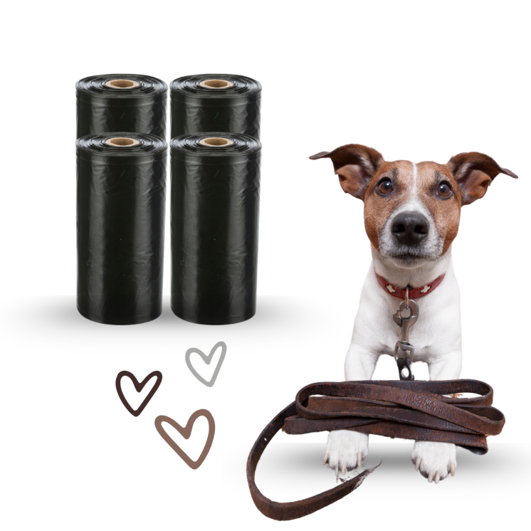 Trixie Sacchetti Igienici Neri Cane 4 Rotoli