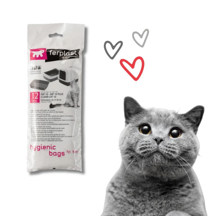 Ferplast Sacchetti Igienici Toilette FPI Gatto