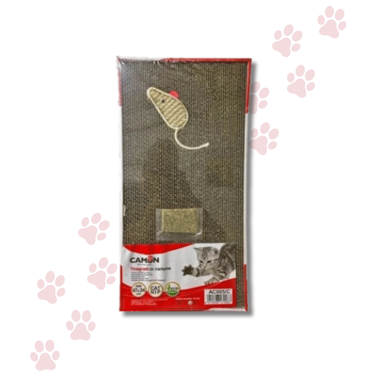 Camon Tiragraffi In Cartone Gatto - Diverse Dimensioni